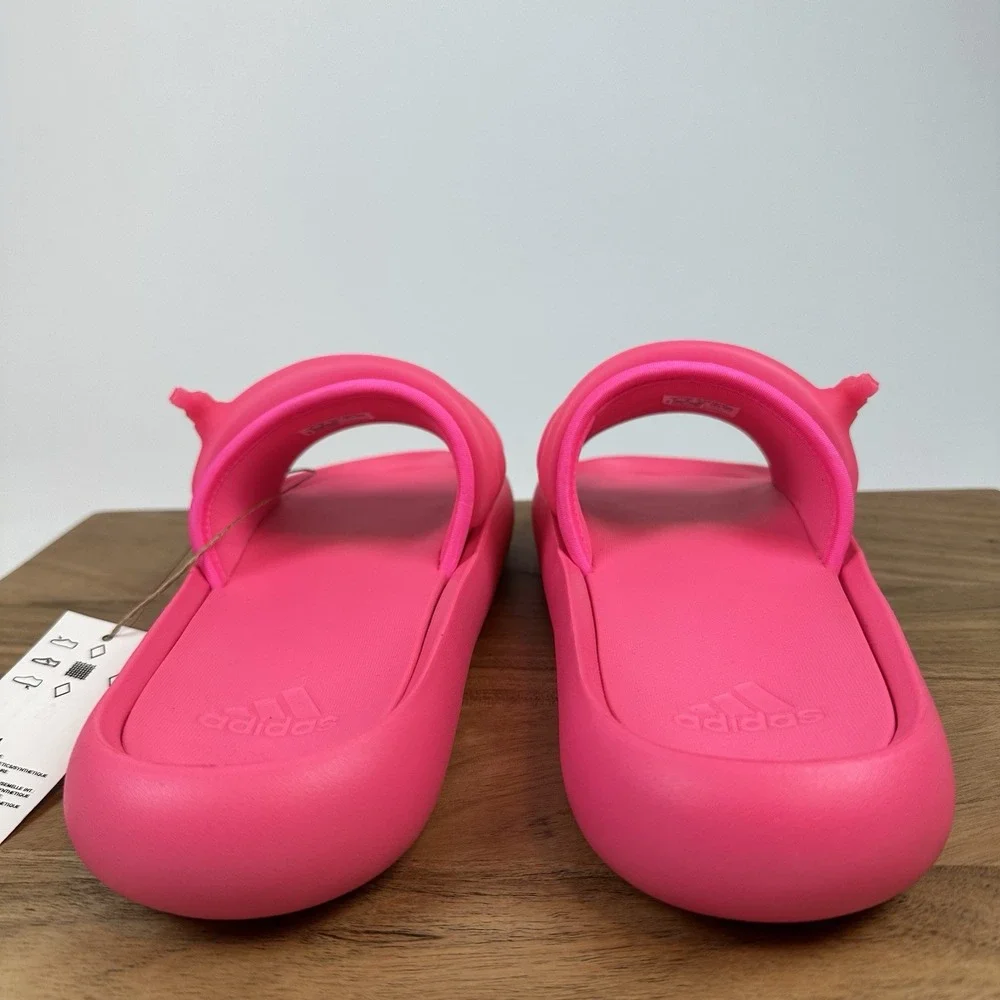 New NWT Mens Adidas Adilette Zplaash Flask Pink‎ Slides Sandals Size 8 M